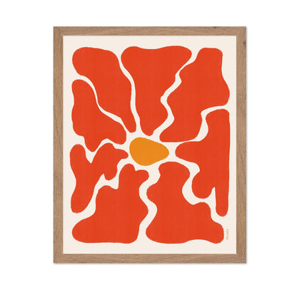 Red Organic Shapes