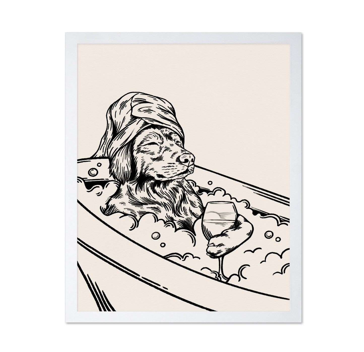 Spa Dog Wine Bath