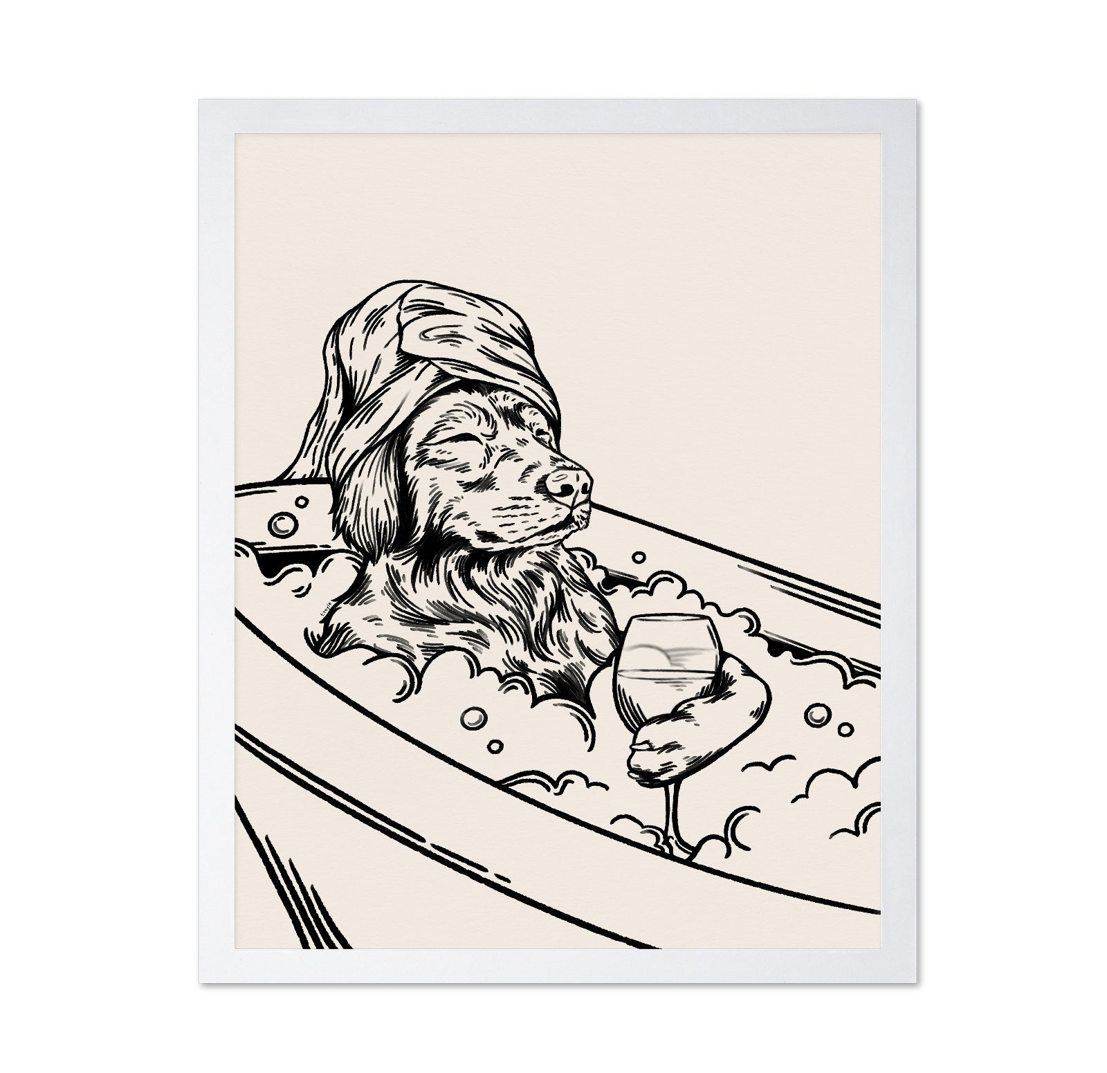 Spa Dog Wine Bath