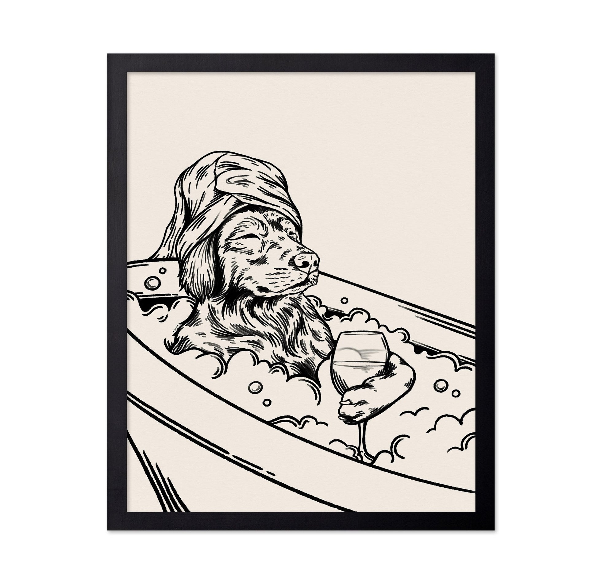 Spa Dog Wine Bath