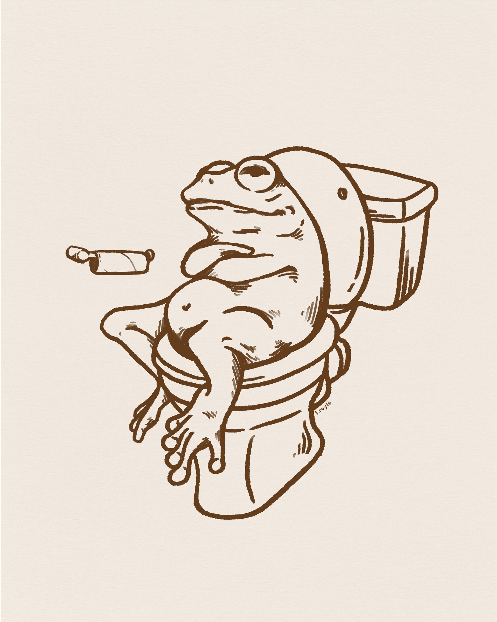 Frog Toilet Chill