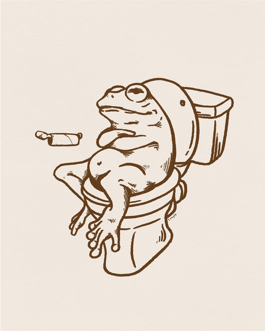 Frog Toilet Chill