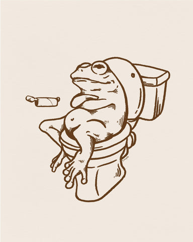 Frog Toilet Chill