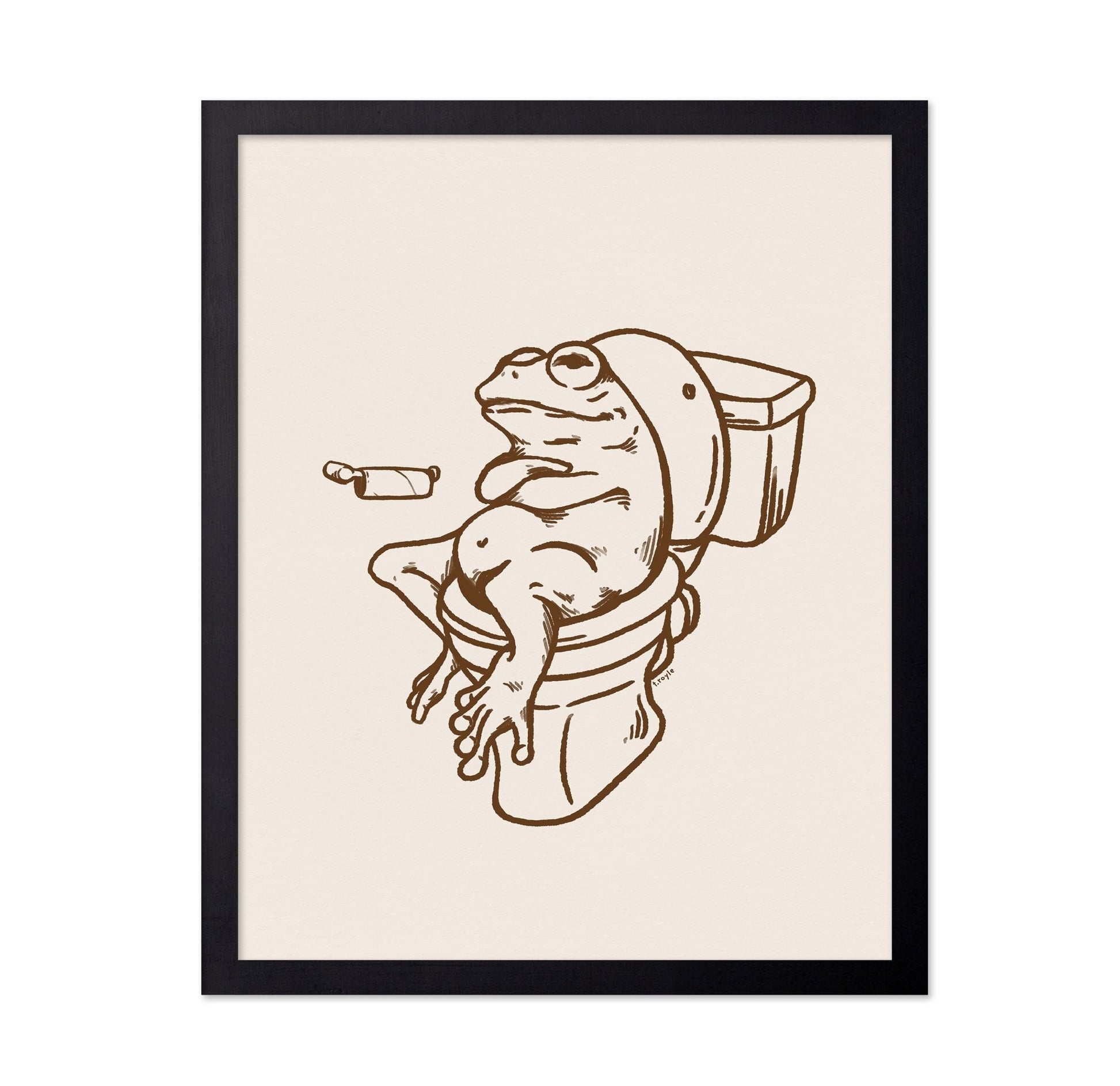 Frog Toilet Chill