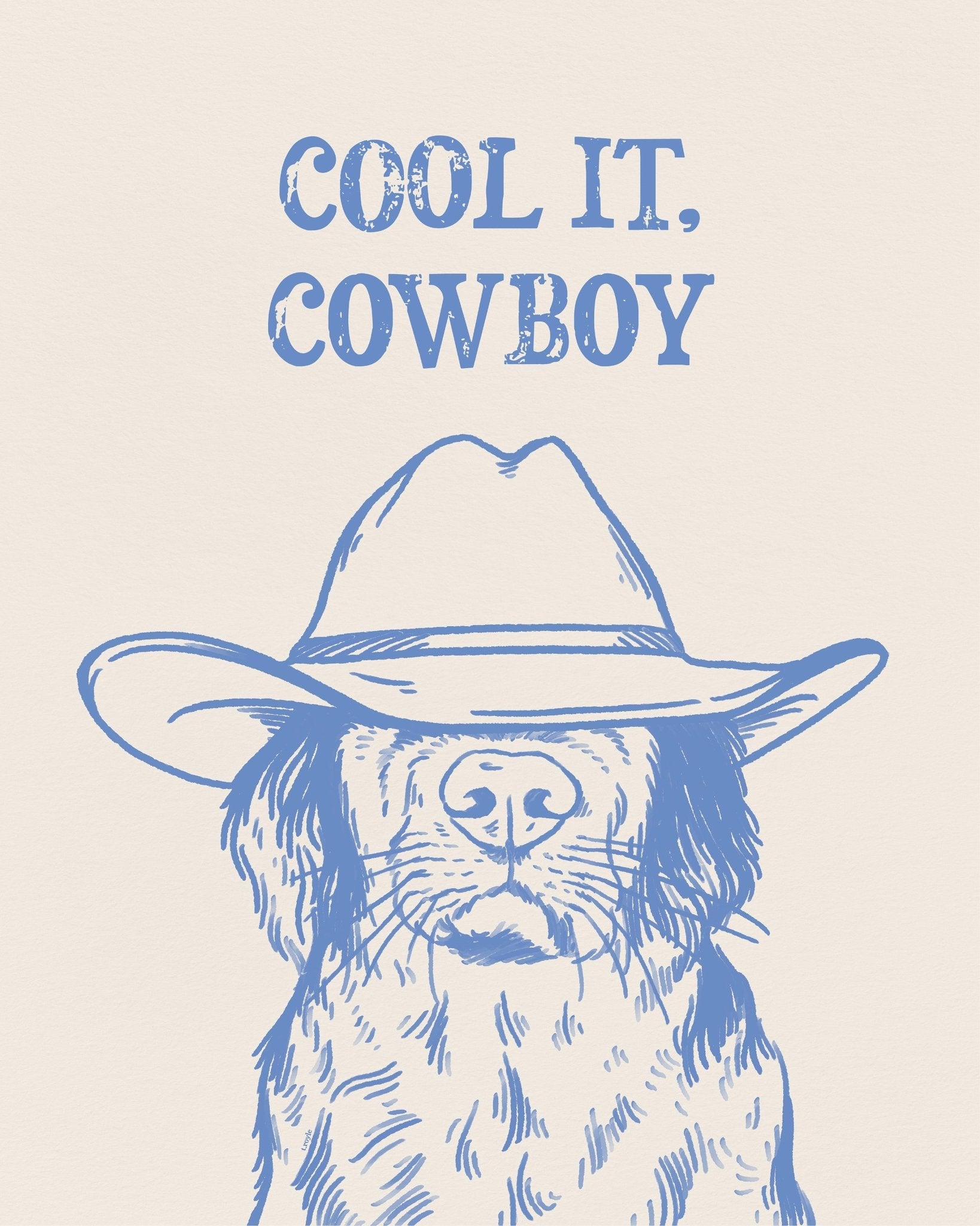 Blue Cowboy Cat