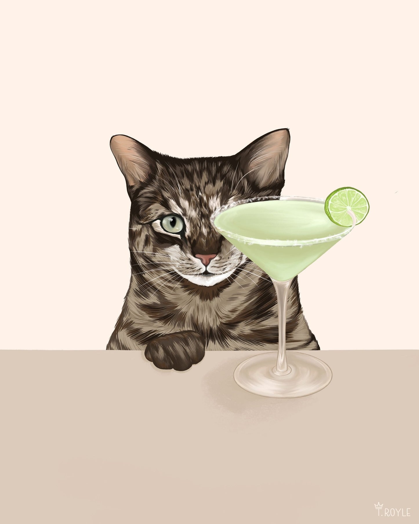 Cat Lime Cocktail
