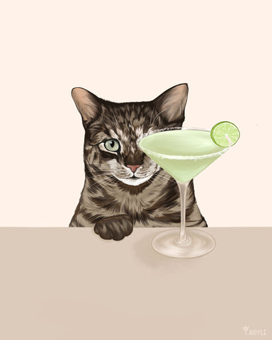 Cat Lime Cocktail