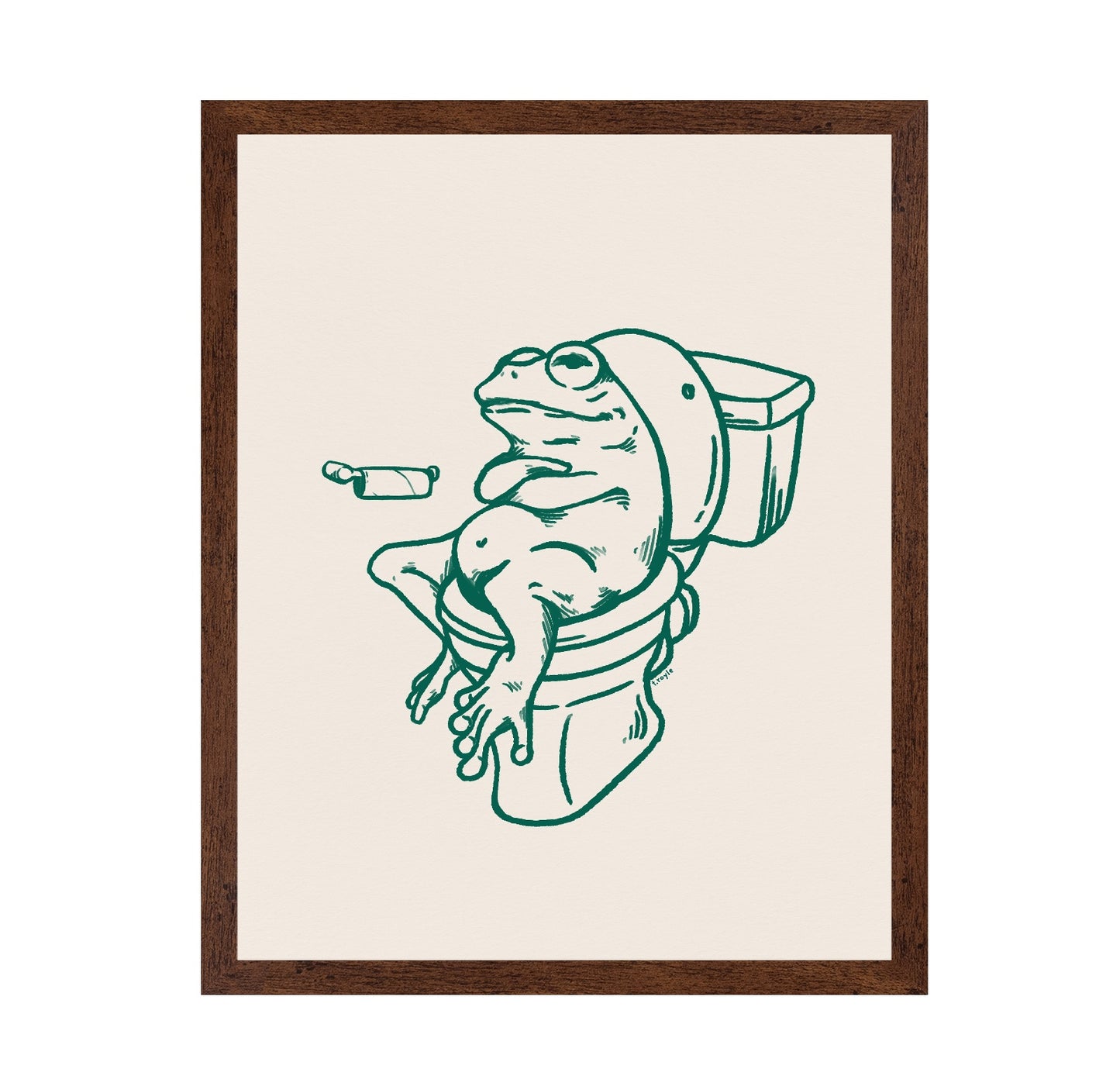 Frog Bathroom Humor