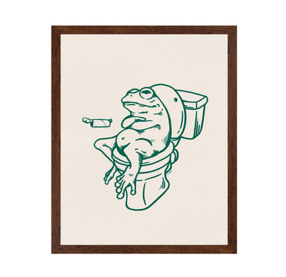 Frog Bathroom Humor