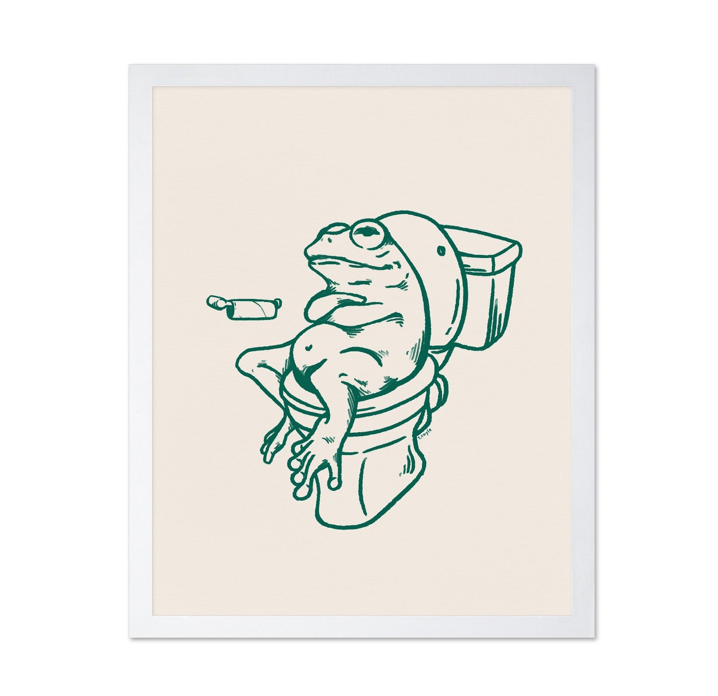 Frog Bathroom Humor