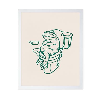 Frog Bathroom Humor