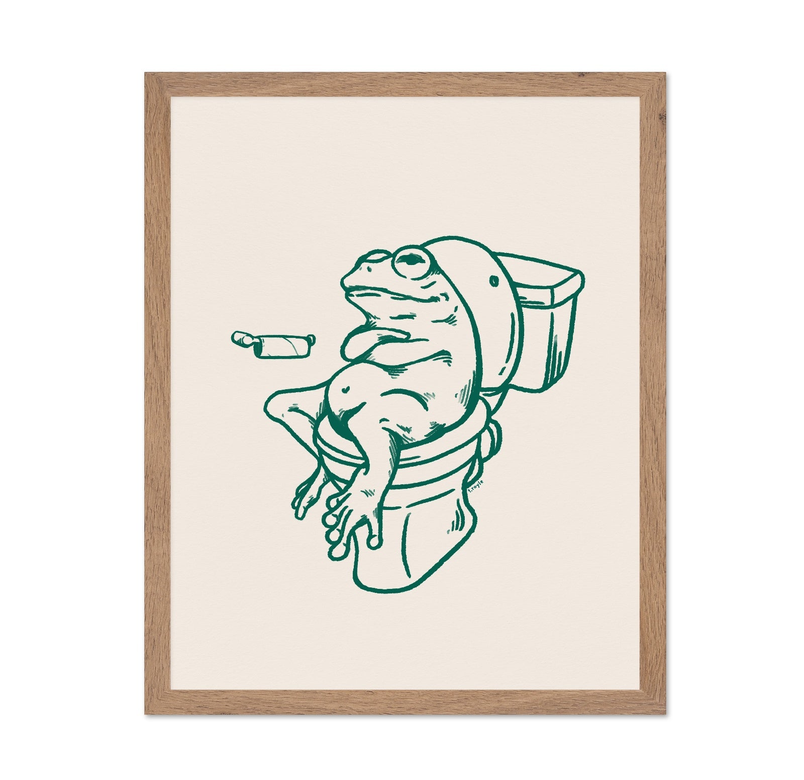 Frog Bathroom Humor