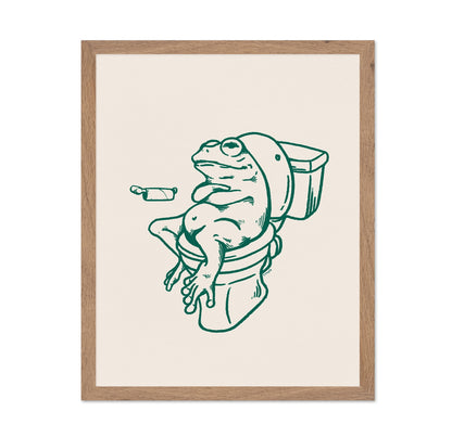 Frog Bathroom Humor