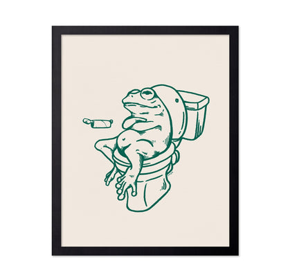 Frog Bathroom Humor