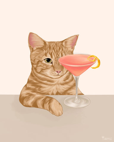 Cat Cocktail Moment