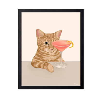 Cat Cocktail Moment