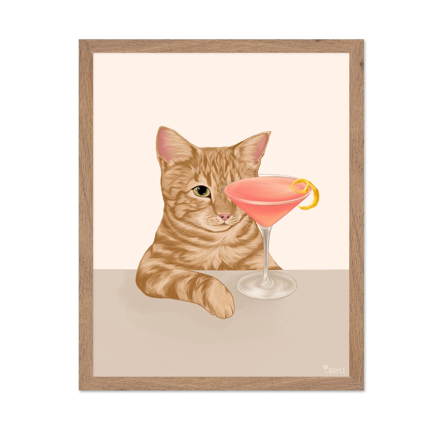 Cat Cocktail Moment