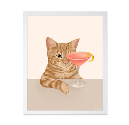 Cat Cocktail Moment