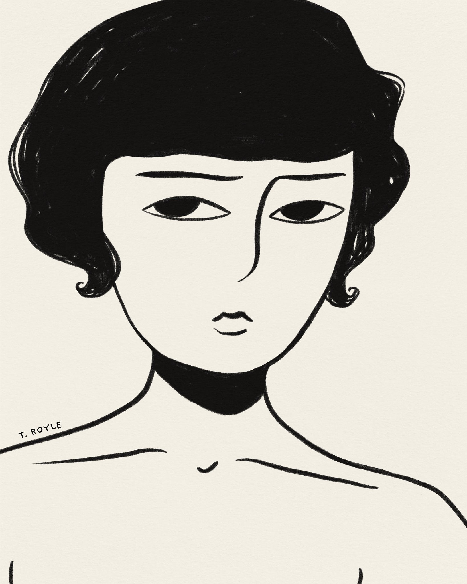 Minimal Face Portrait