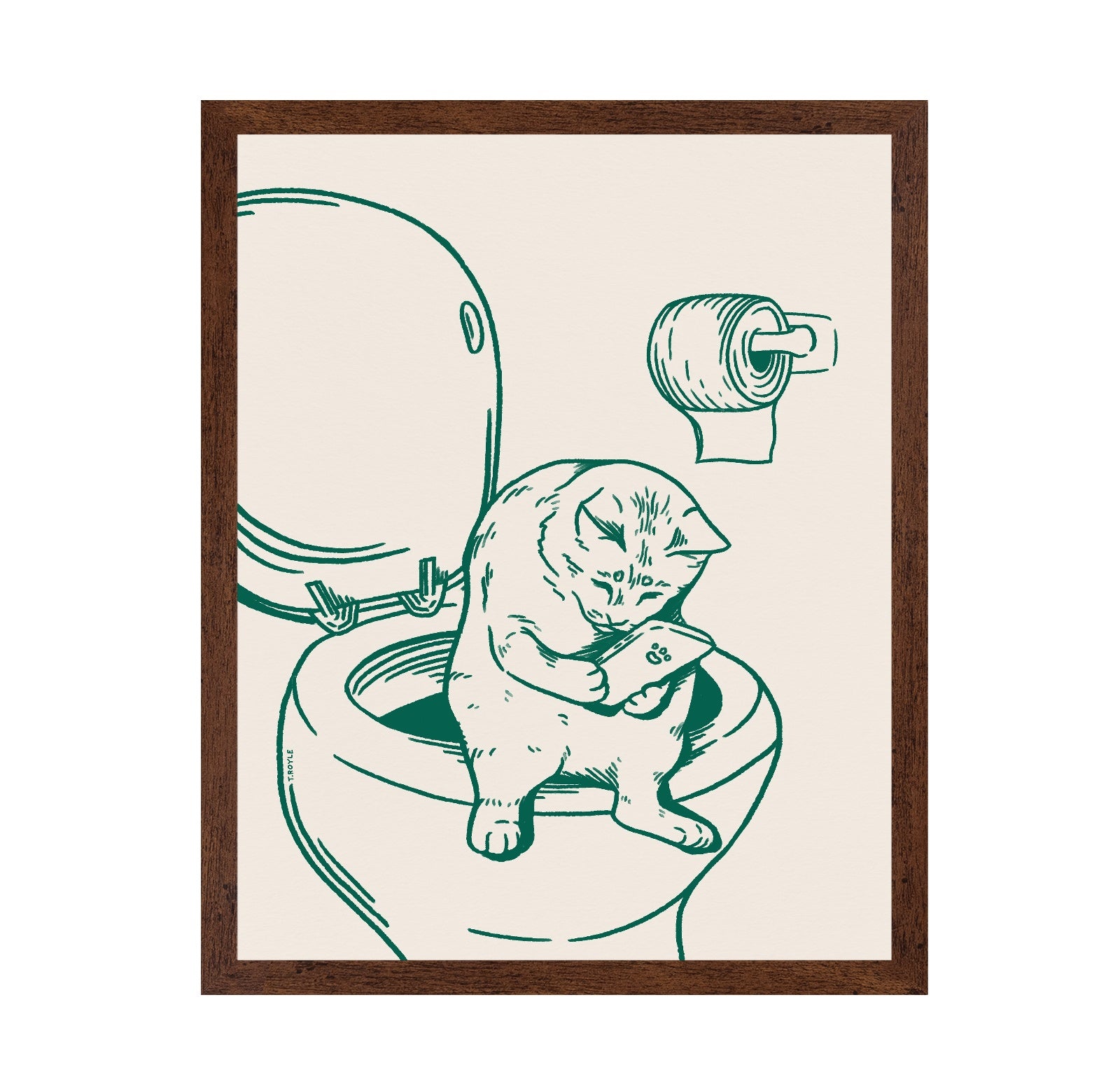 Cat Bathroom Break