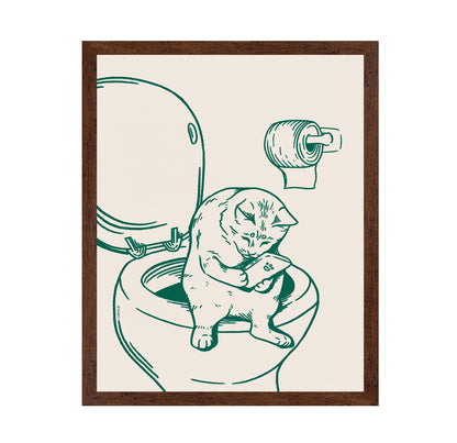 Cat Bathroom Break
