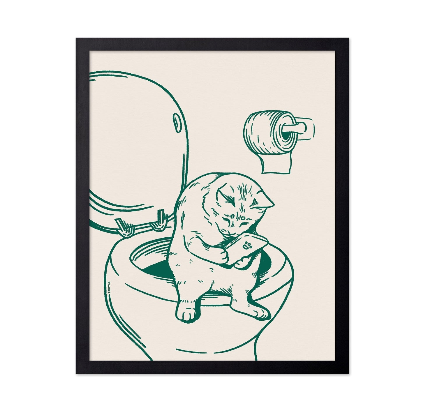 Cat Bathroom Break