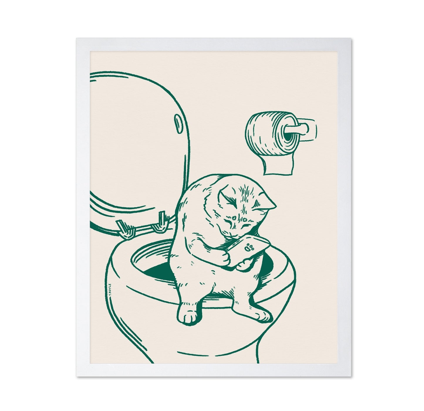 Cat Bathroom Break