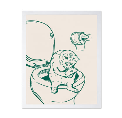 Cat Bathroom Break