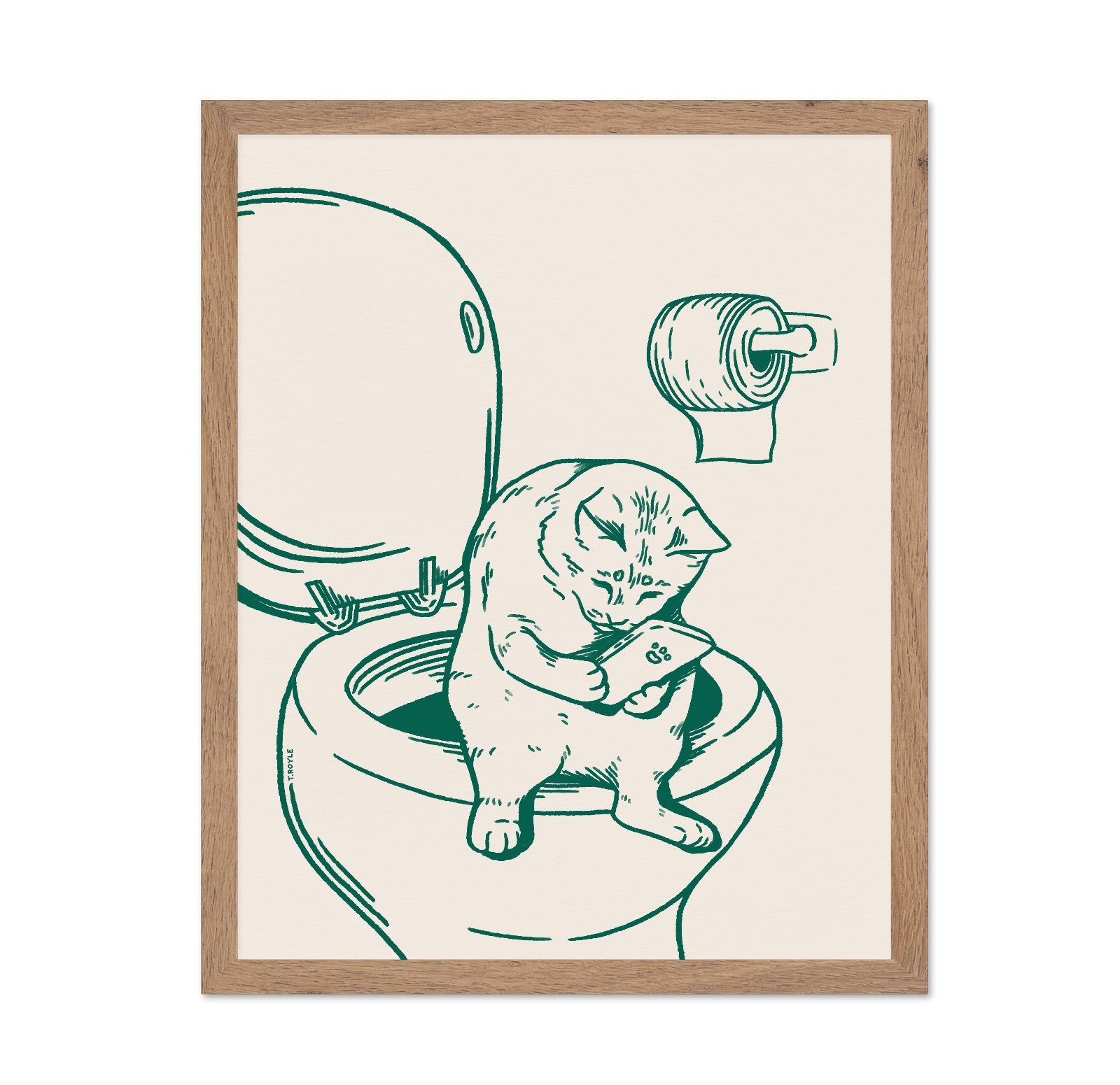 Cat Bathroom Break