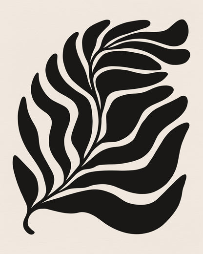 Bold Leaf Silhouette