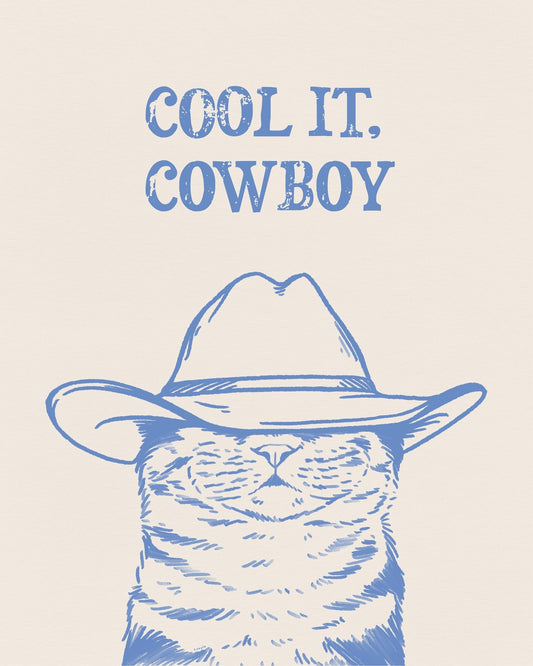 Cool It Cowboy Cat