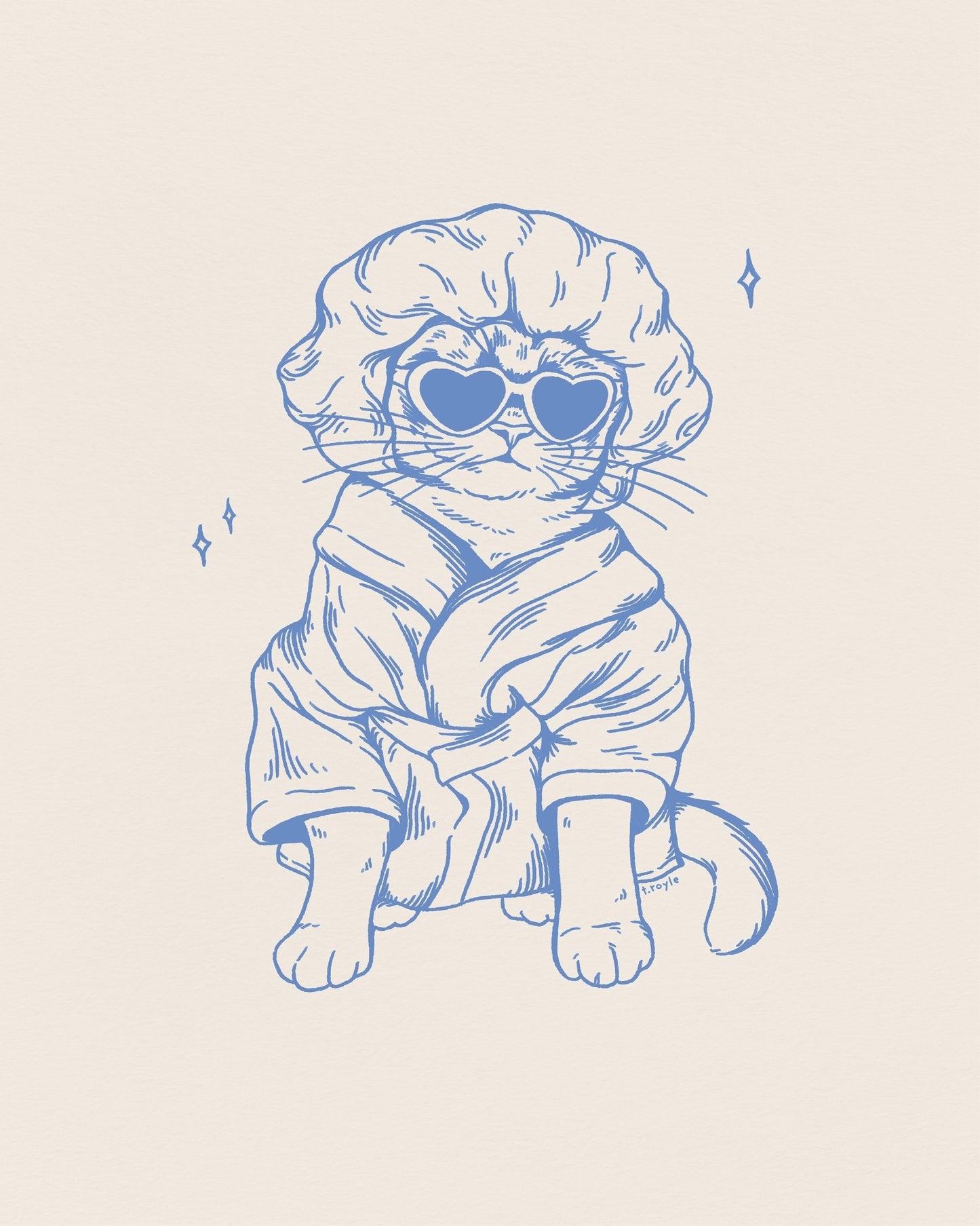 Stylish Cat Robe