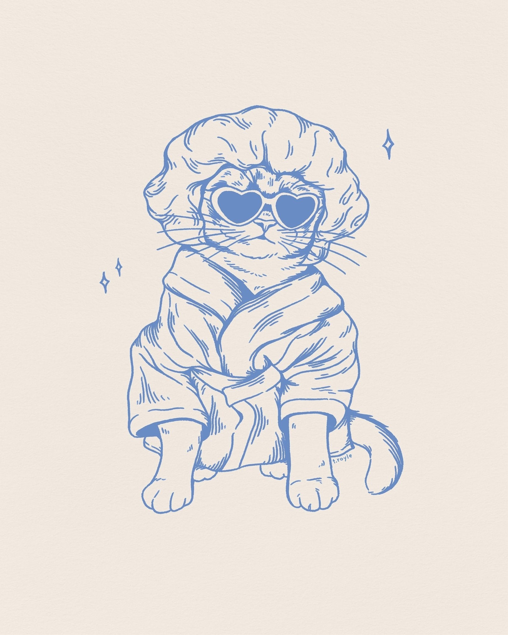 Stylish Cat Robe