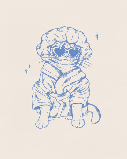 Stylish Cat Robe