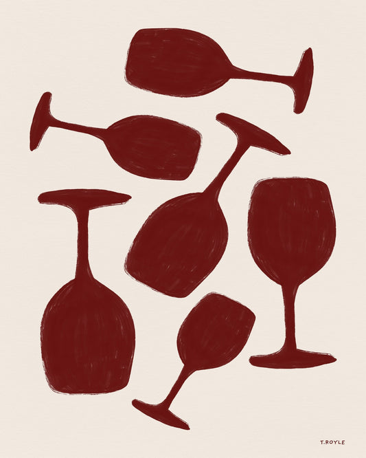Red Wine Glass Set
