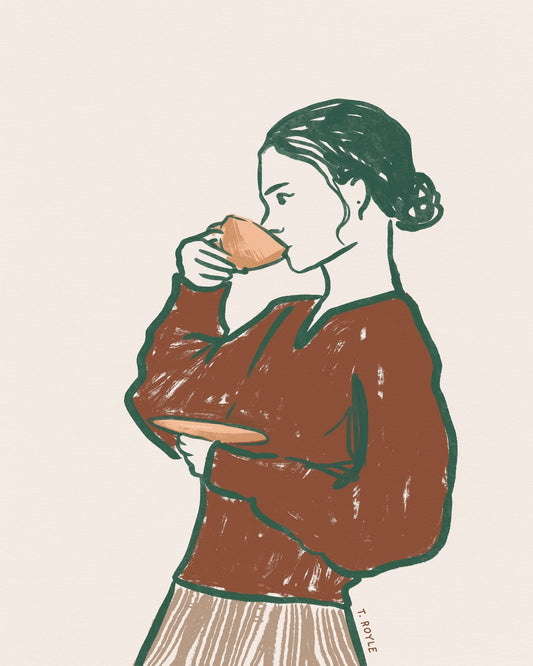Woman Drinking Tea