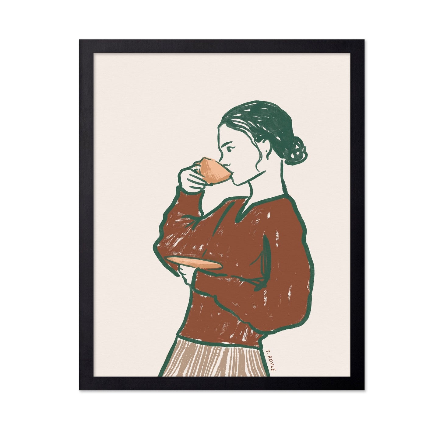 Woman Drinking Tea