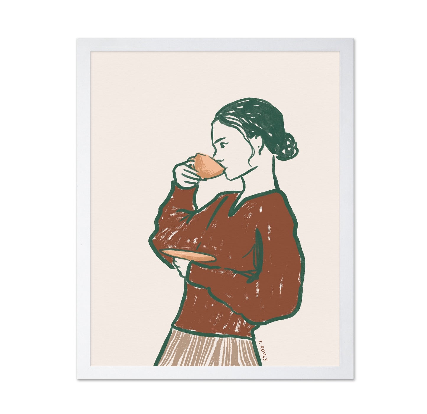 Woman Drinking Tea
