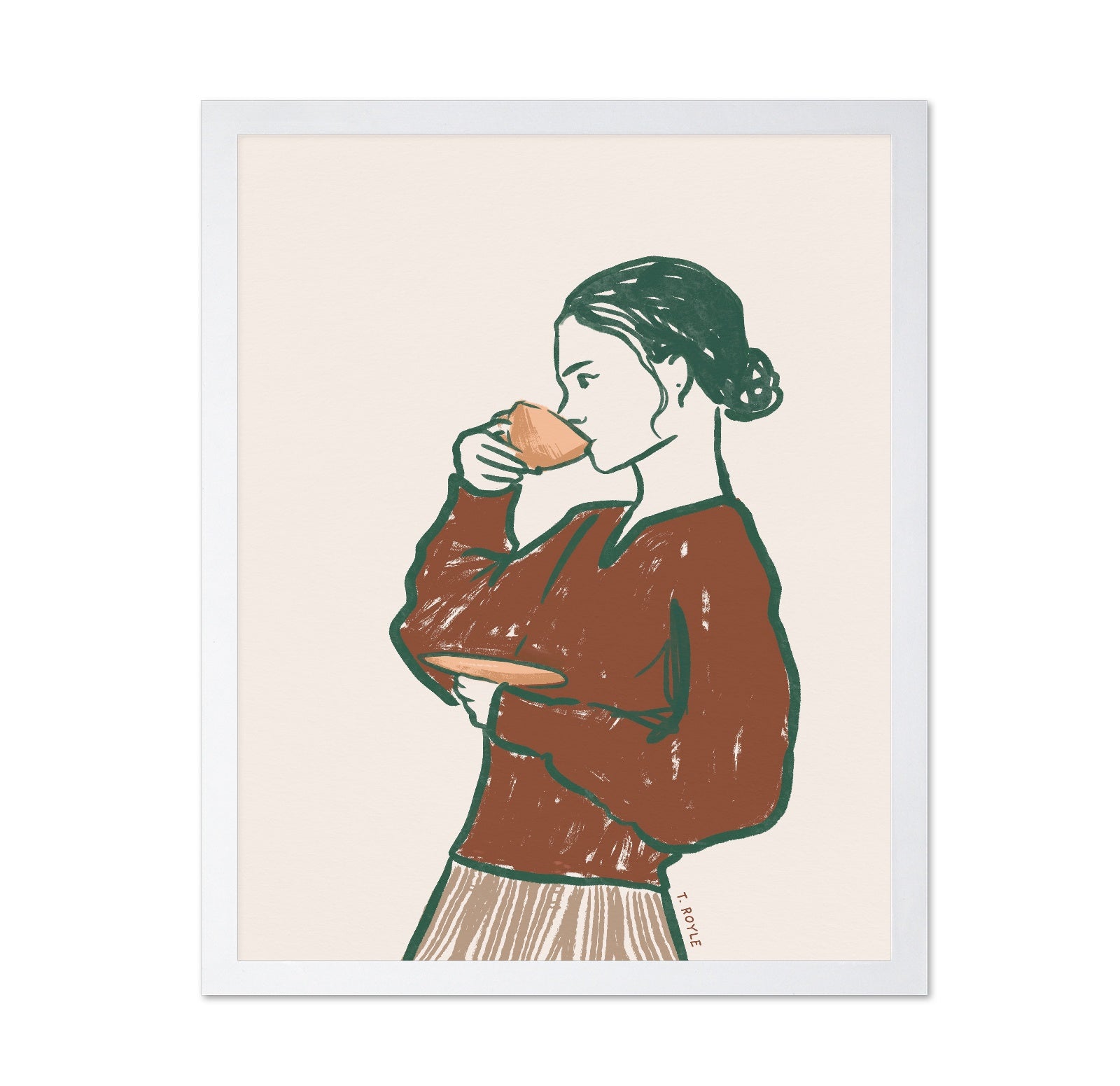 Woman Drinking Tea