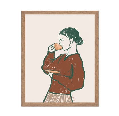 Woman Drinking Tea
