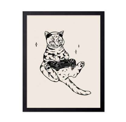 Gaming Cat Sketch