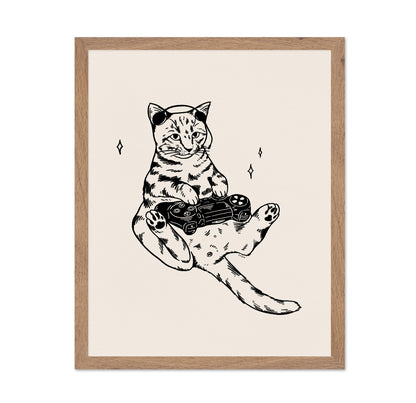 Gaming Cat Sketch