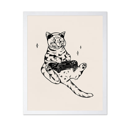 Gaming Cat Sketch