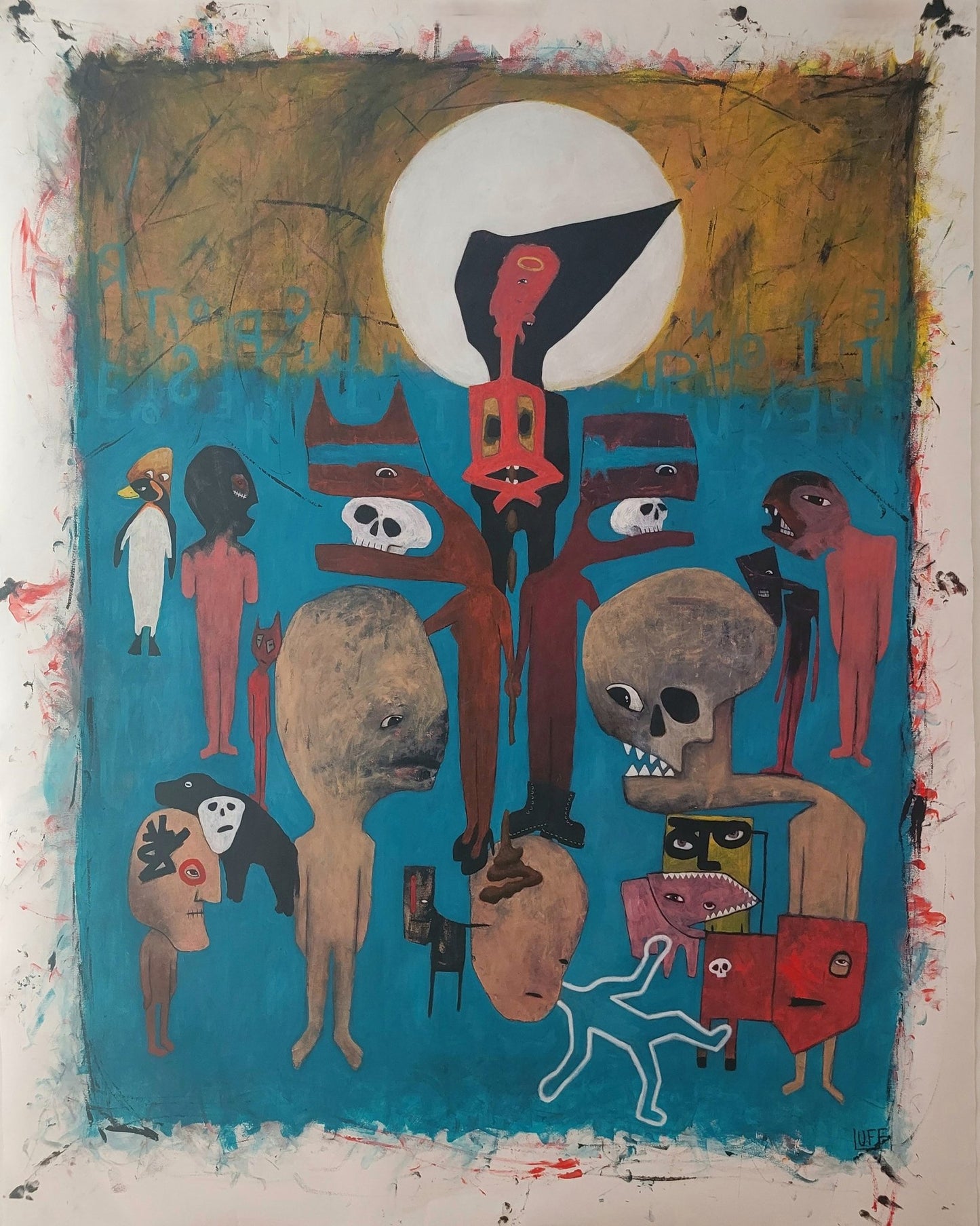 Totem Under White Moon