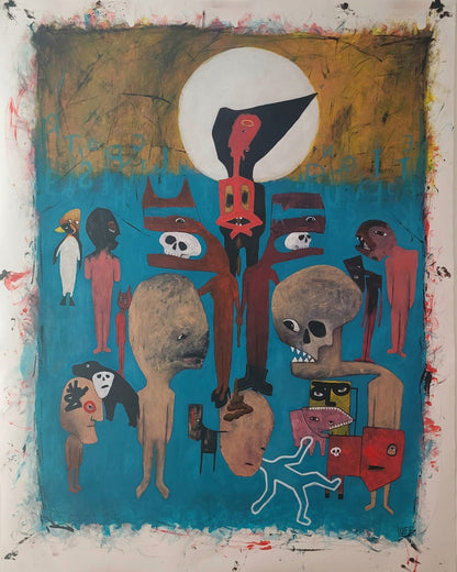 Totem Under White Moon
