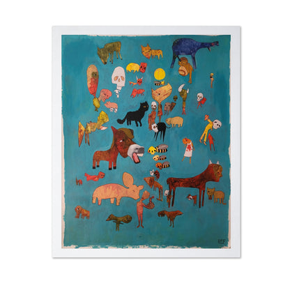 Surreal Animal Crowd
