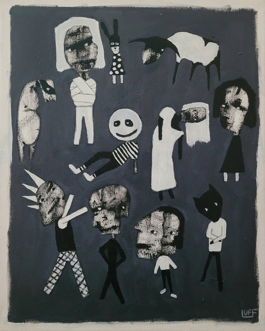 Dark Figures Collage