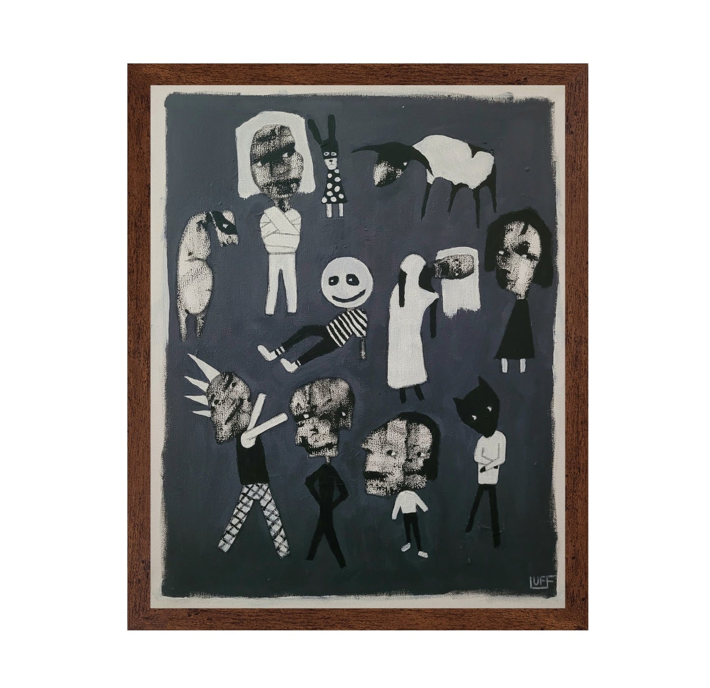 Dark Figures Collage