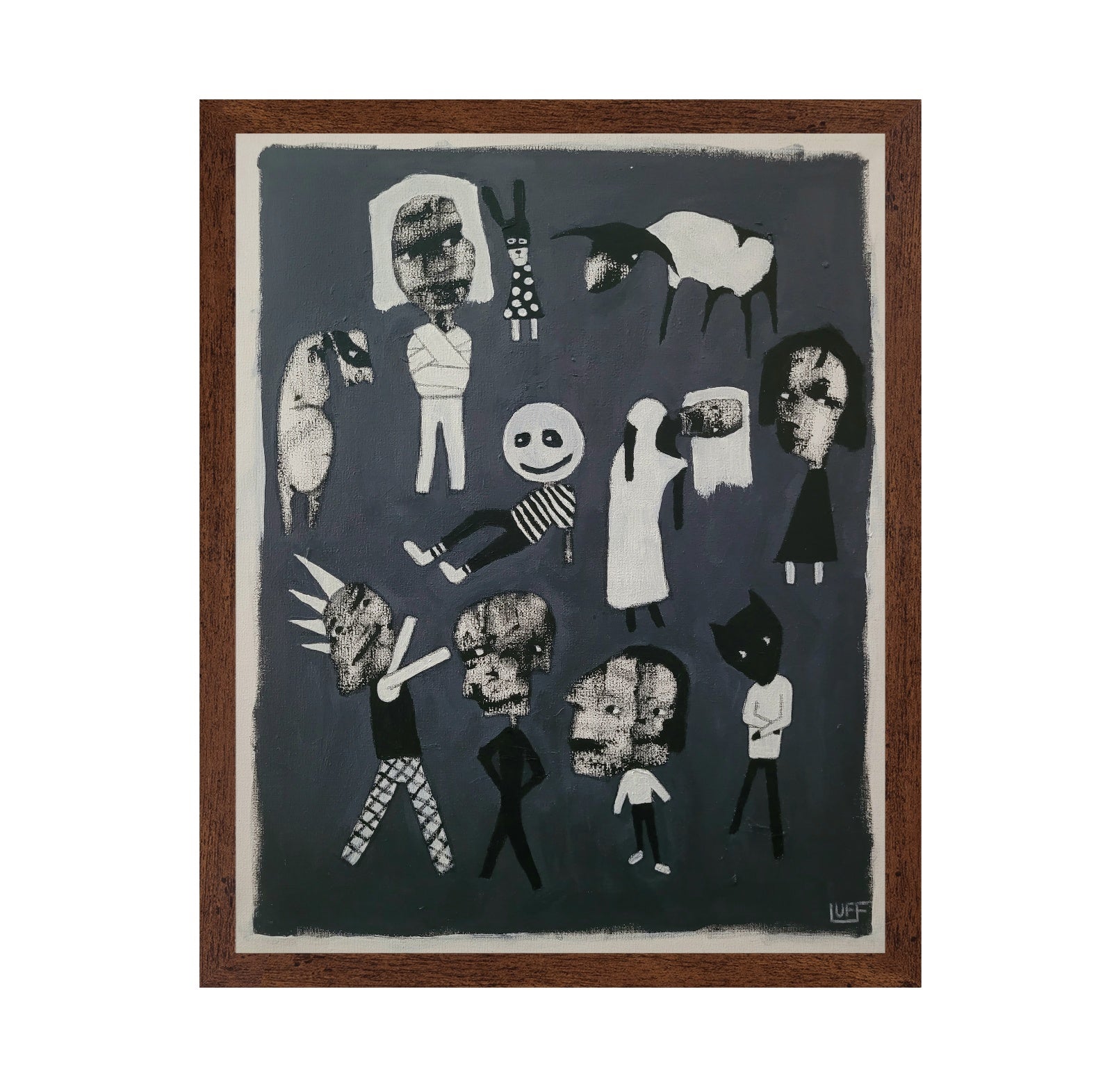 Dark Figures Collage