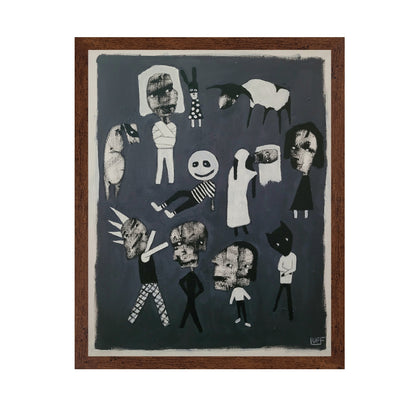 Dark Figures Collage